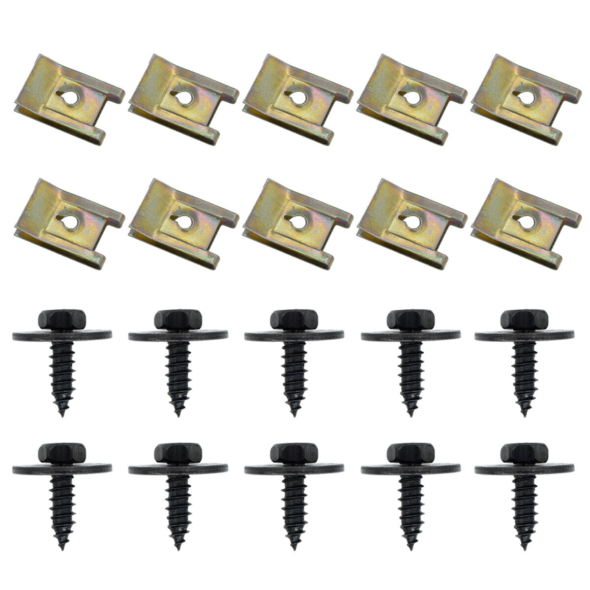 20 x screw body hex screw disc for BMW 4.8mmx18mm 07147129160