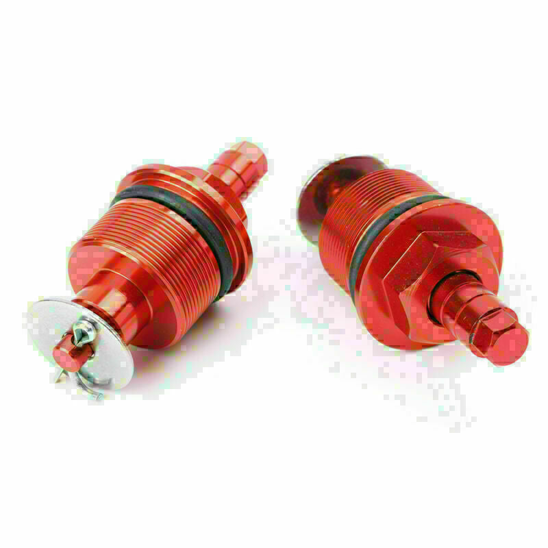 Pair Front Shock Absorber Regulator Adjuster Bolt Screw CNC Fit for Honda CBF125 RED