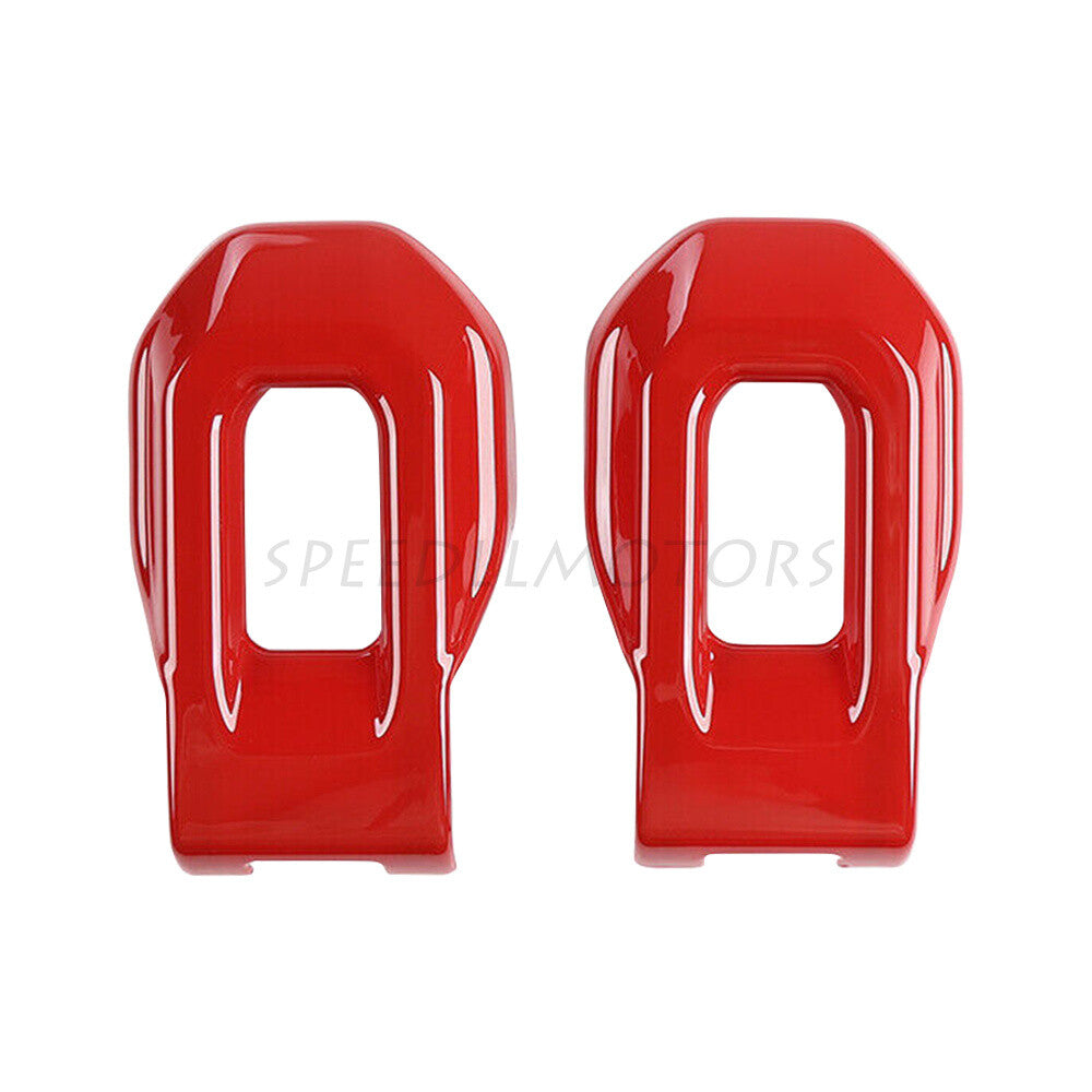 For 2020-21 for Jeep Gladiator JT Front Engine Hood Lock Latch Buckle Cover Trim Red