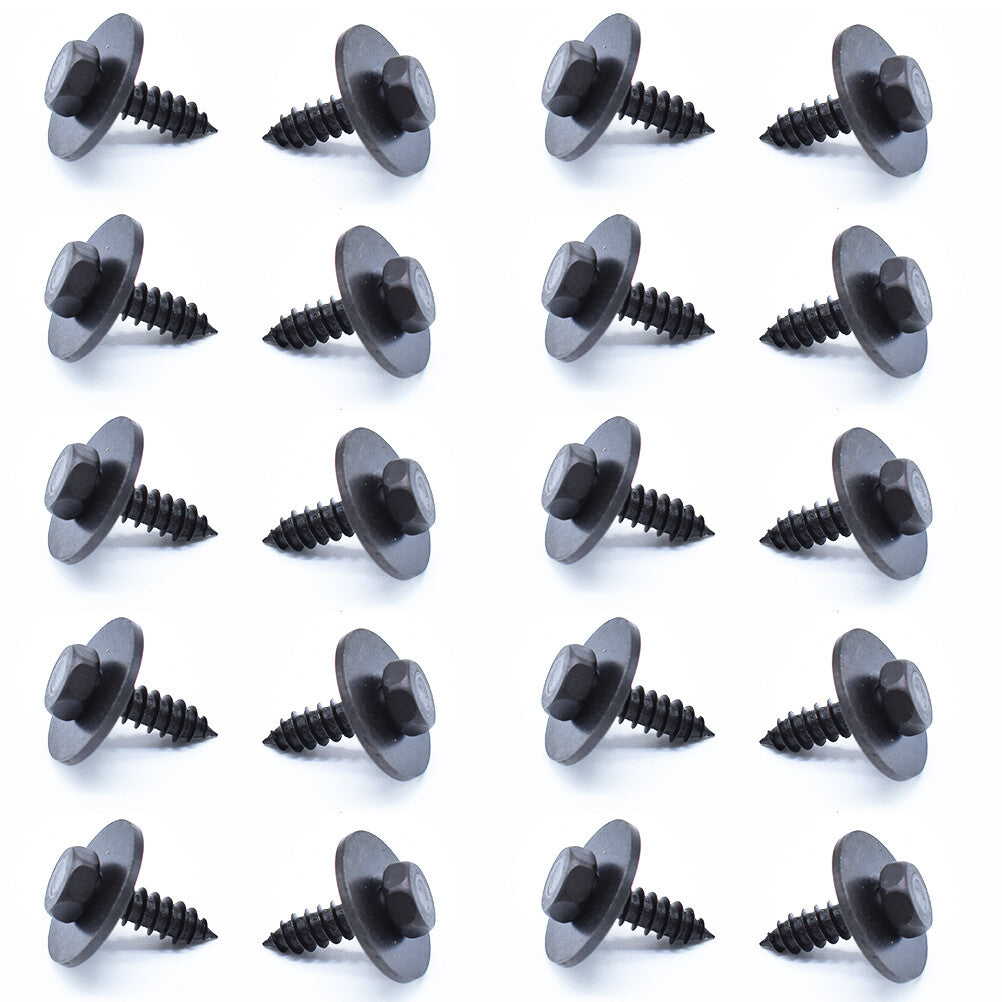 20x screw body hex screw with disc for Mercedes-Benz 4 8x 19 mm