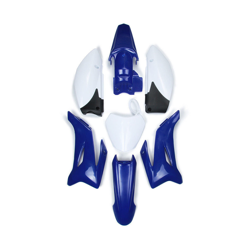 Blue Plastics Guard Fairing Fender Kit TTR110 140cc 150cc PIT PRO Dirt Bike