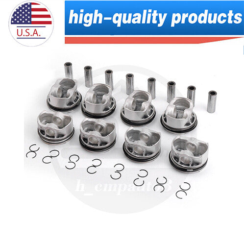Pistons  Rings Set Engine for BMW 550i 750i X5 F01 F02 F03 E70 E71 N63 4.4L