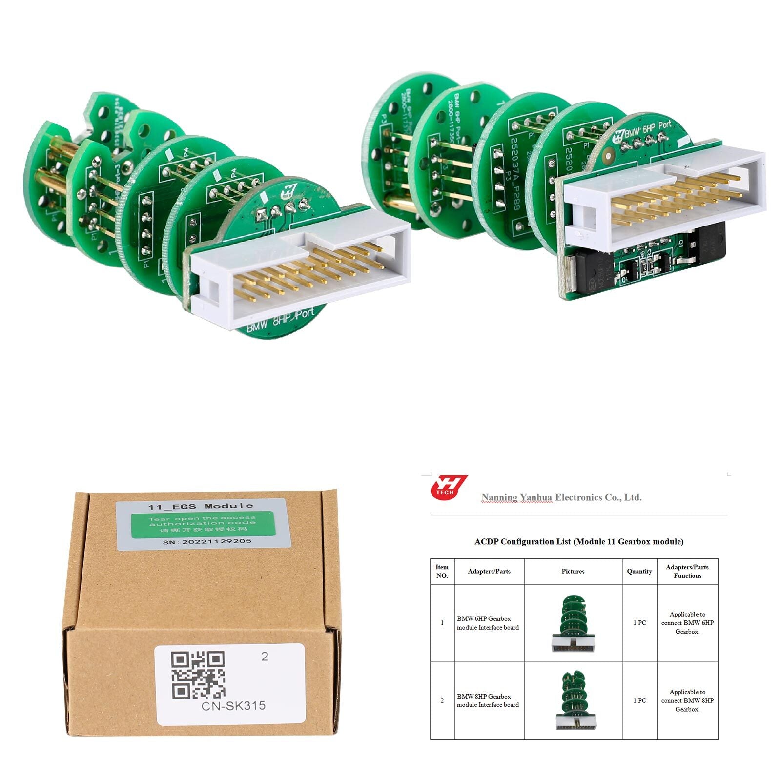 Yanhua for Mini ACDP Module 11 for BMW Gearbox EGS ISN Clearance for 6HPF8HP F/G