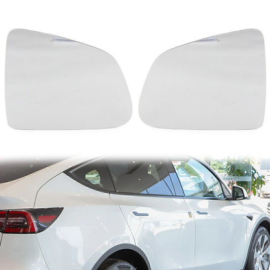 for Tesla for Model Y White Lens Left Right Heating Waterproof Car Rearview Mirror