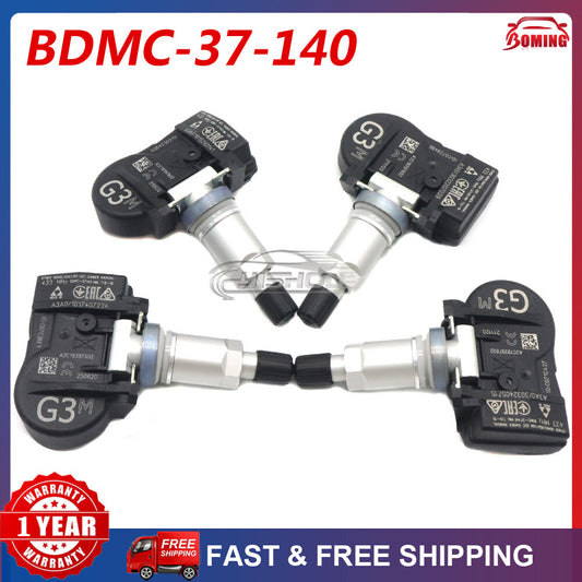 4-piece new TPMS tire pressure monitoring sensor kit for Mazda MX-5 Miata BDMC37140