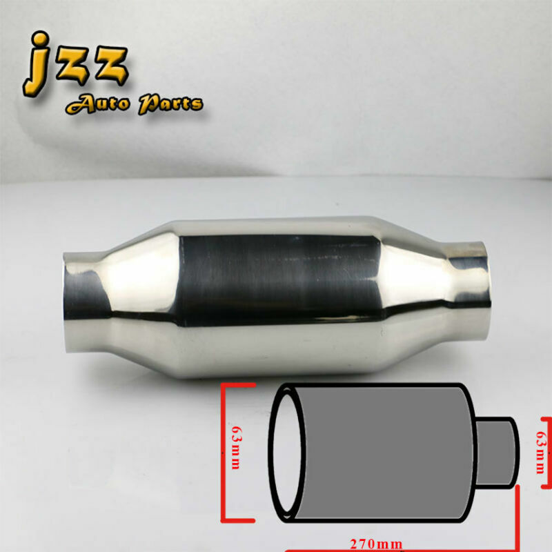 2.5'' Universal Euro5 Metal Catalytic Converter Replace for Exhaust Muffler