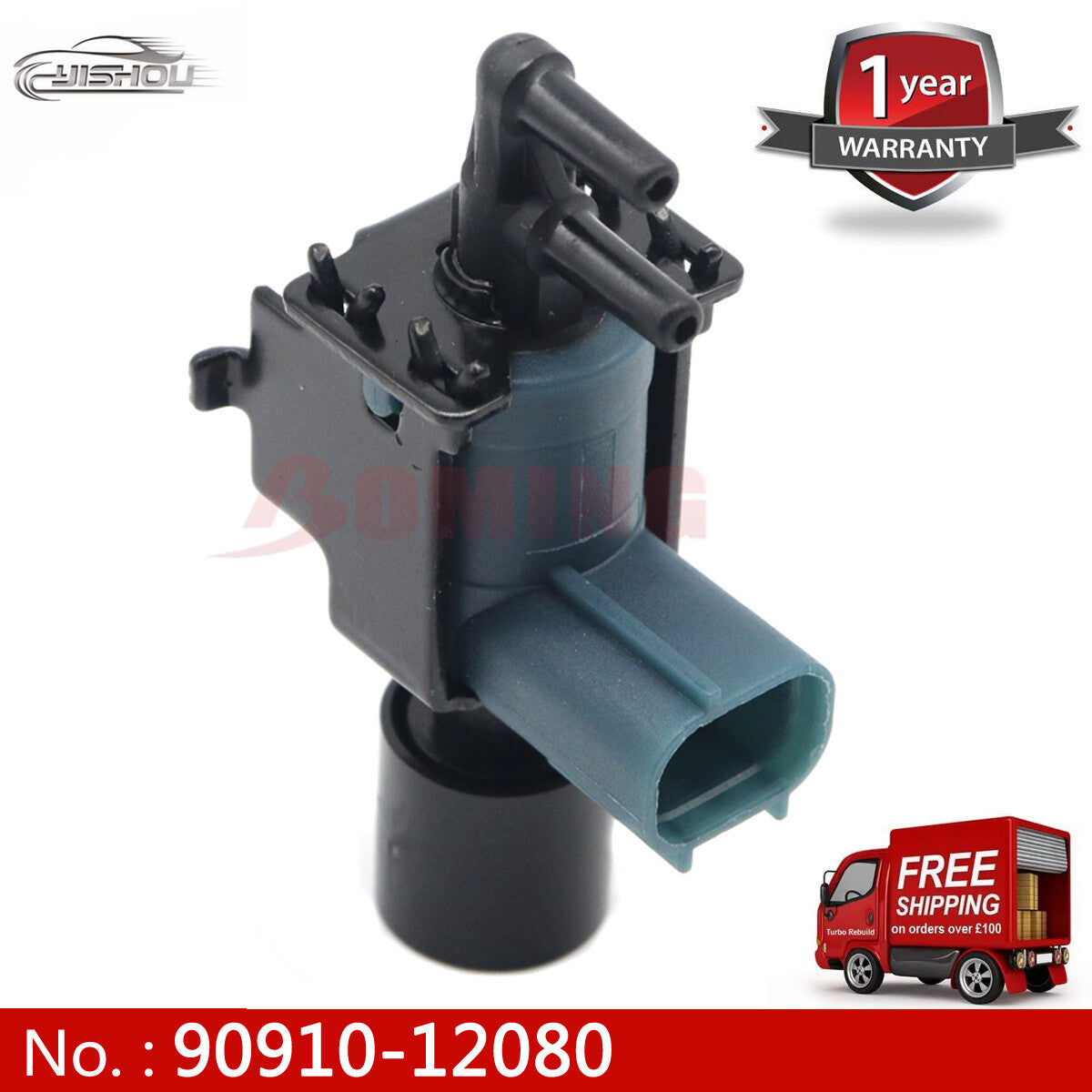 The new Turbo Boost pressure solenoid valve 90910-12080 is suitable for Toyota for Camry Celica.