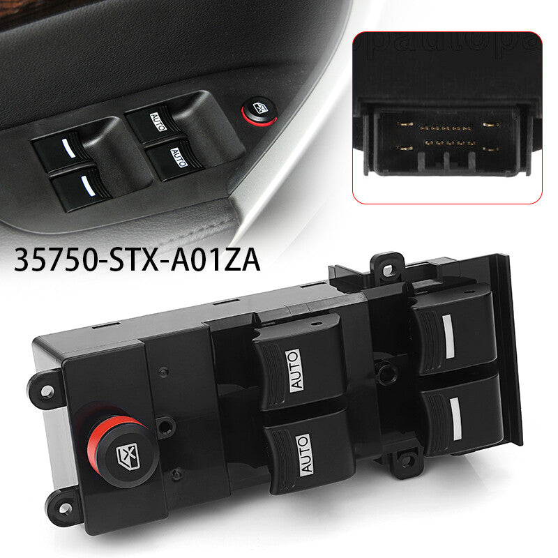 Front Left Driver Side Master Power Window Switch fit for Honda for Acura MDX 2007-2013