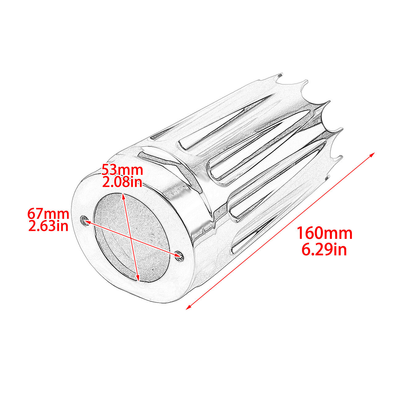 Chrome CNC Slider Fork Cover Fit for Harley Touring Electra Road Glide 1984-2023