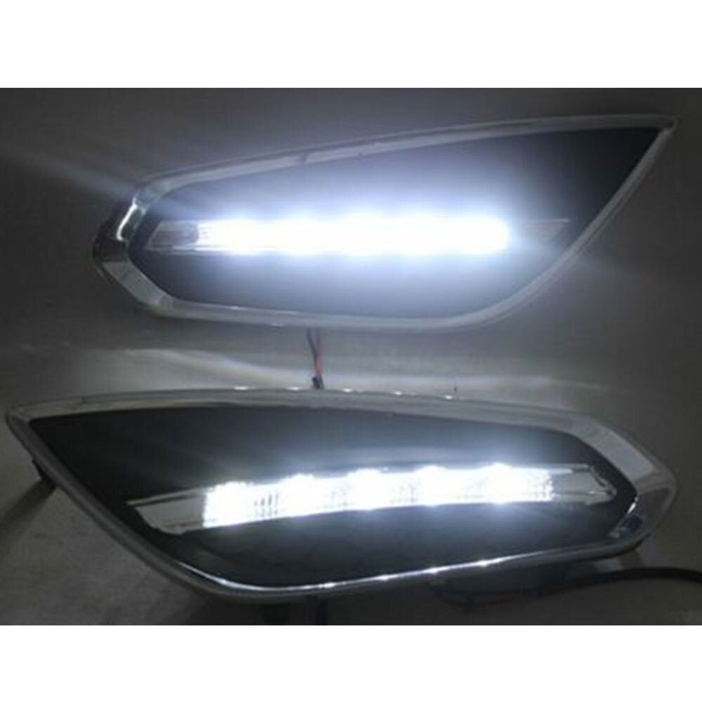 Pair Left+Right for Volvo S60 T5 09-13 New Fog Lamp Front Daytime Running Lights