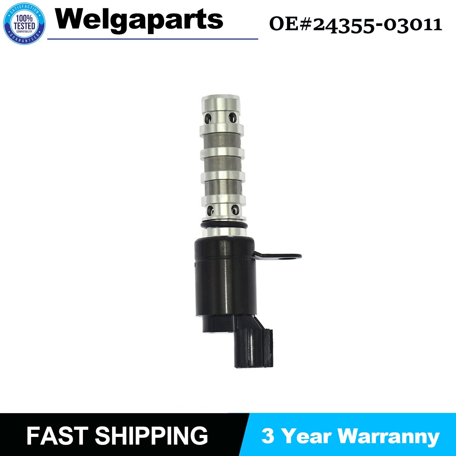 1PC VVT Solenoid Valve New 24355-03011 for KIA for Hyundai i10 i20 1.0 1.2