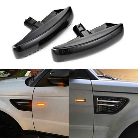 Fit 2006-13 for Range Rover Sport Discovery LR3 LR4 LR2 Amber LED Side Marker Lights