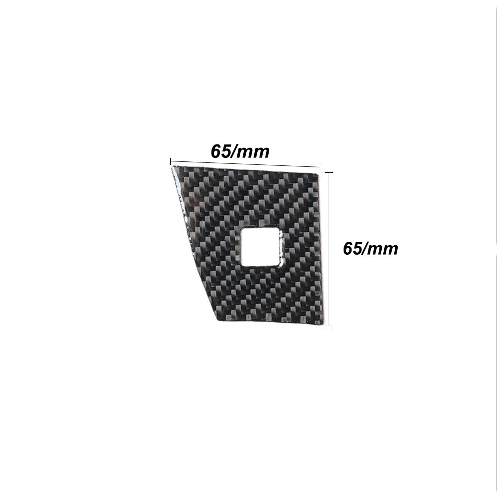 Carbon Fiber Steering Wheel Panel Sticker Trim Fit for Subaru Forester 2005-08