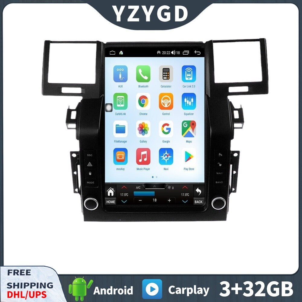 for Land Rover for Range Rover Sport 2005-2009 Car Radio Screen Carplay 2 Din Stereo