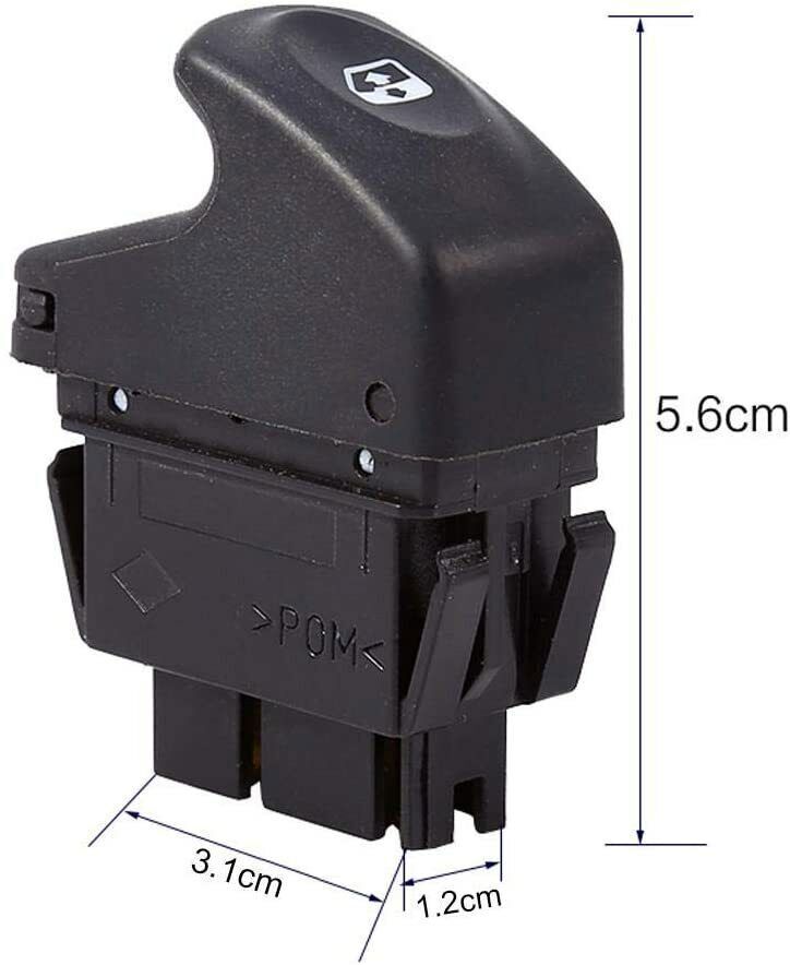 for Renault Clio 2 Megane I Kangoo 7700838101 6-Pin Single Power Window Switch