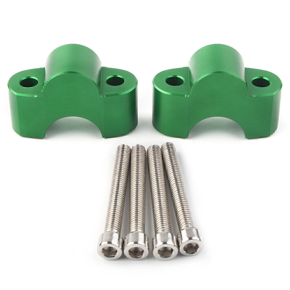 Handlebar Bar Risers Mount Bracket Clamp for KAWASAKI Z900RS 2018 2019-20 Green