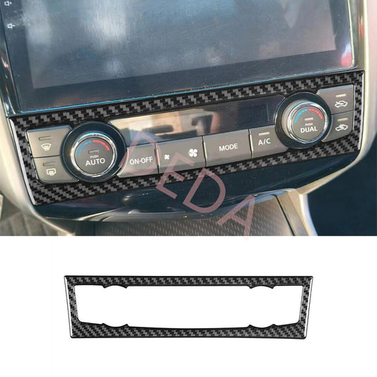 Carbon Fiber Air Conditioning Adjust Switch Trim for Nissan Altima Teana 2013-18