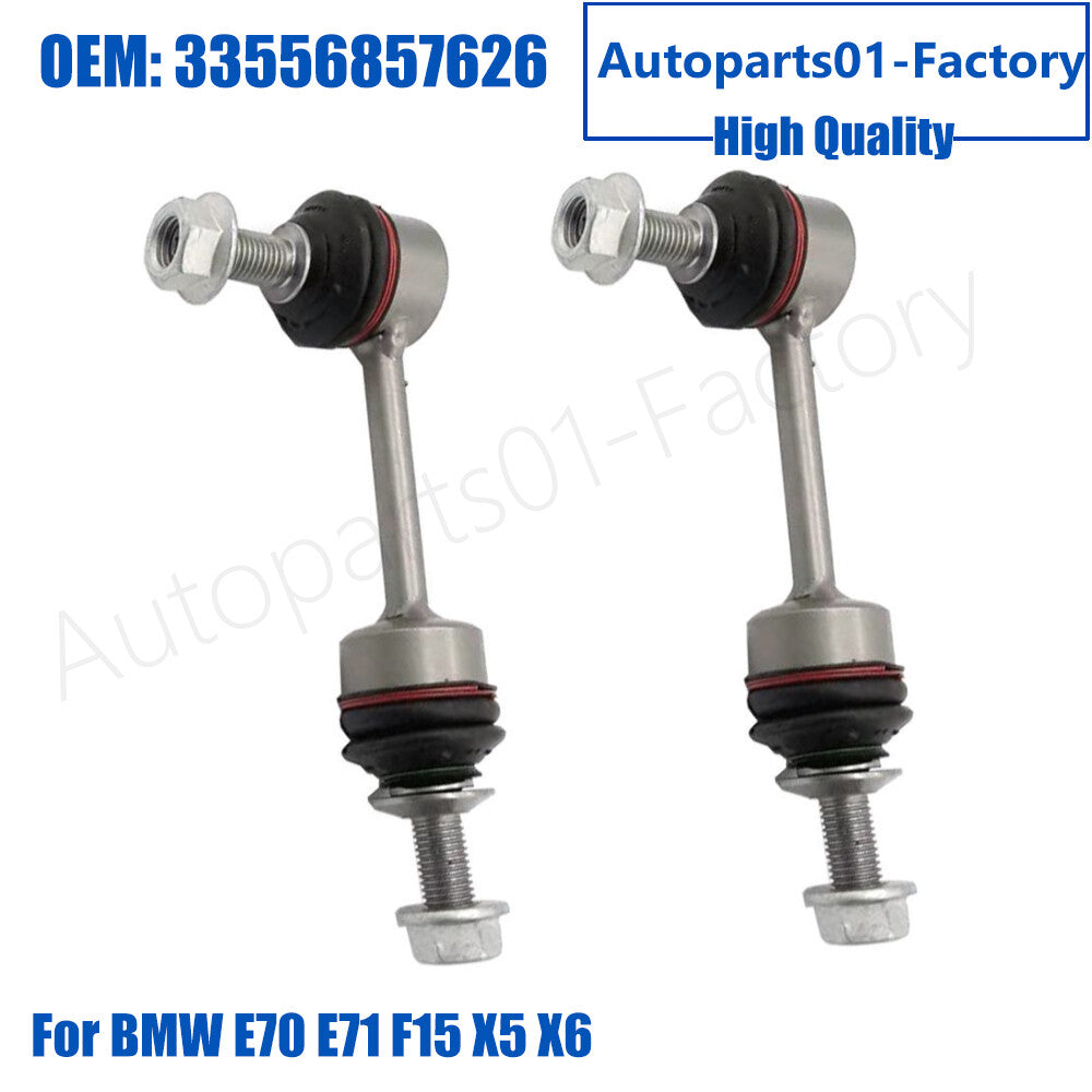 2PCS New Rear Sway Bar End Links 33556857626 for BMW E70 E71 F15 X5 X6