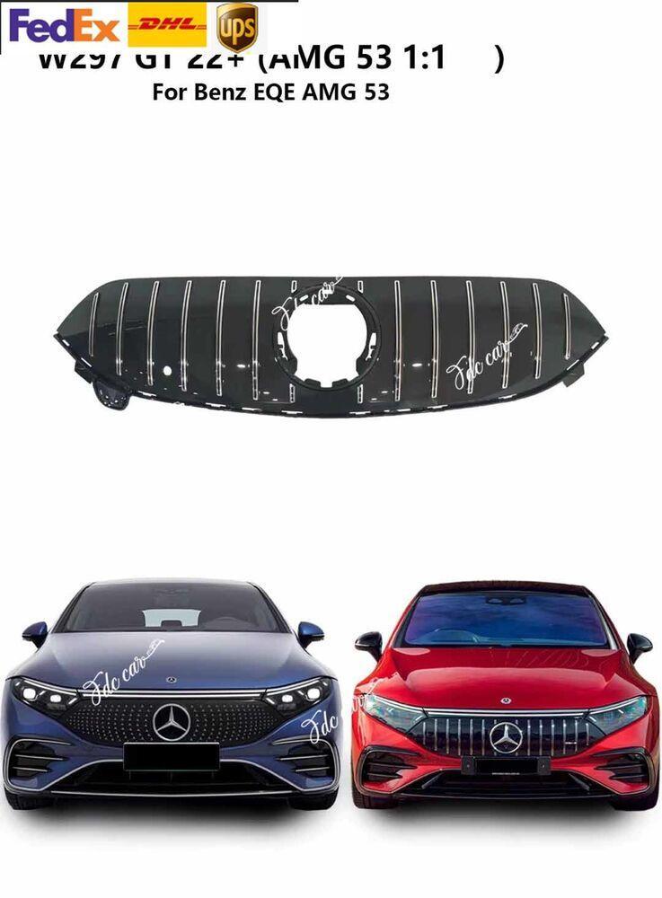 The front racing upper grille is suitable for Mercedes-Benz W297 V297 EQS450 EQS580 2022+