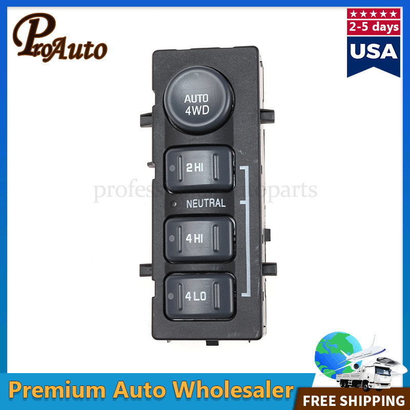4WD Four Wheel Drive Switch for Chevy for GMC for Sierra Silverado 1999-2002 15709327