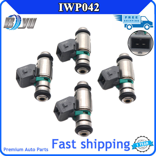 4-pack of new fuel straws IWP-042 for Renault Clio Espace, Kangoo, Laguna, Megane
