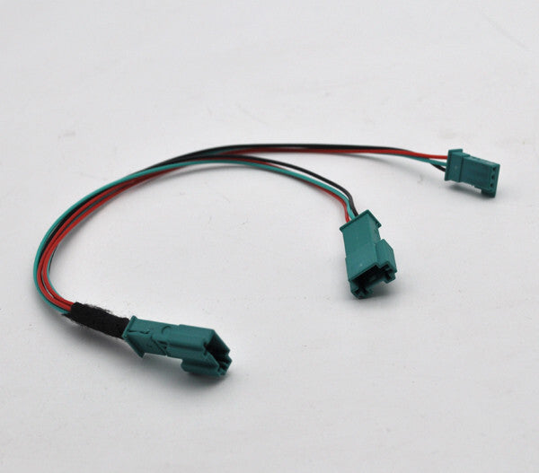 Illuminated LED AC/Radio cupholder Y-adapter splitter for BMW F30 3 4 M3 M4 LCI