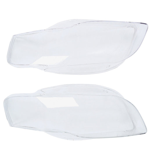 2x Front Headlight Lens Cover Lampshade for Audi A4 B7 2005-2008 Cap Clear