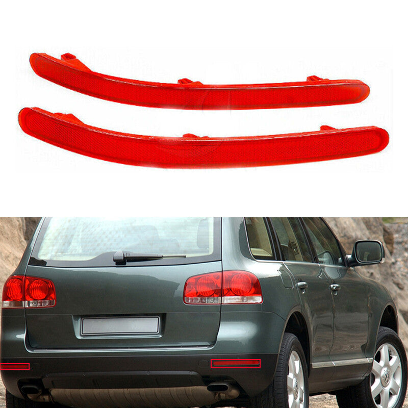 1 Pair Tail Rear Bumper Light Brake Light Stop Lamp for VW Touareg 2002-2010