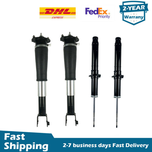4PCS Front Rear Shock Absorber Struts Electric Fit for Cadillac STS SLS RWD 2005-11