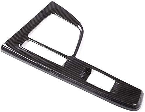 Carbon Fiber Inner Center Console Gear Panel Frame Trim for BMW X1 F48 2016-2022