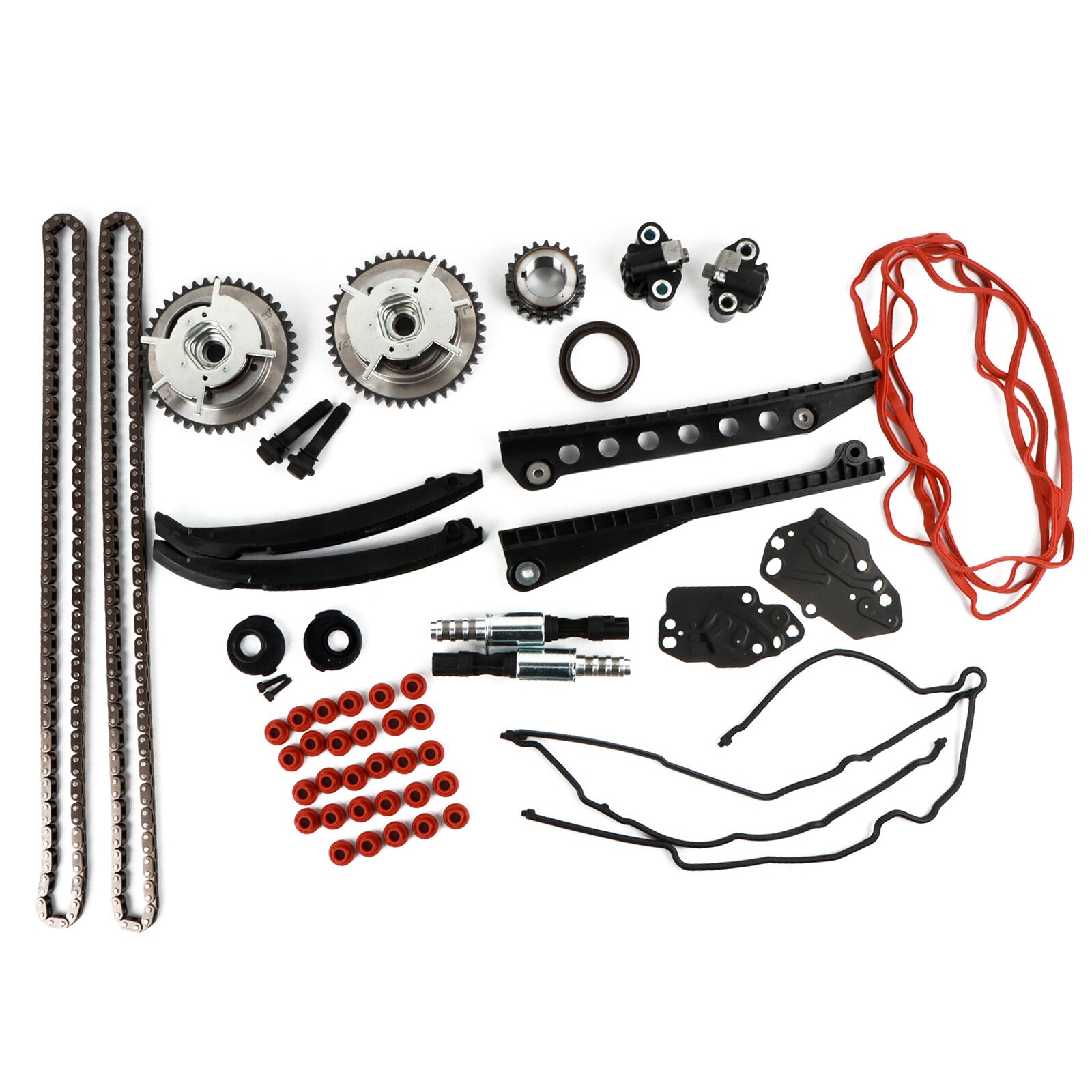 Timing Chain Kit + Cam Phasers + VVT Valves for Ford F-150 F-250 F-350 5.4L V8