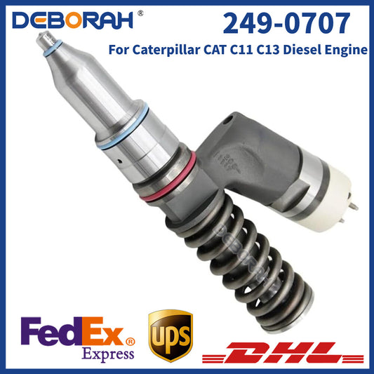 Diesel Fuel Injector 249-0707 10R-1305 For Caterpillar CAT C11 C13 Diesel Engine