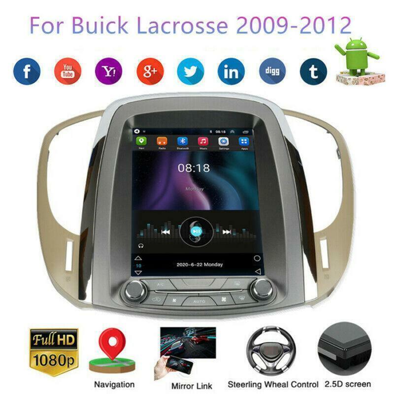 For 09-12 for Buick Lacrosse 9.7 Inch Android 10.1 Car Stereo Radio GPS 1+32GB 3G 4G