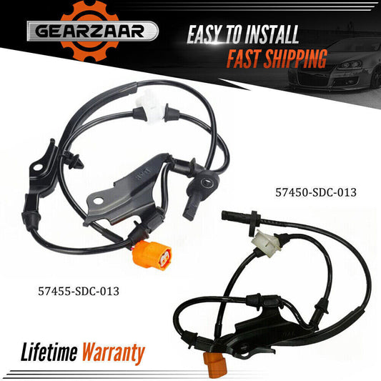 2pcs ABS Speed Sensor Front Right +Left for Honda Accord 03-07 for Acura TSX 2004-0