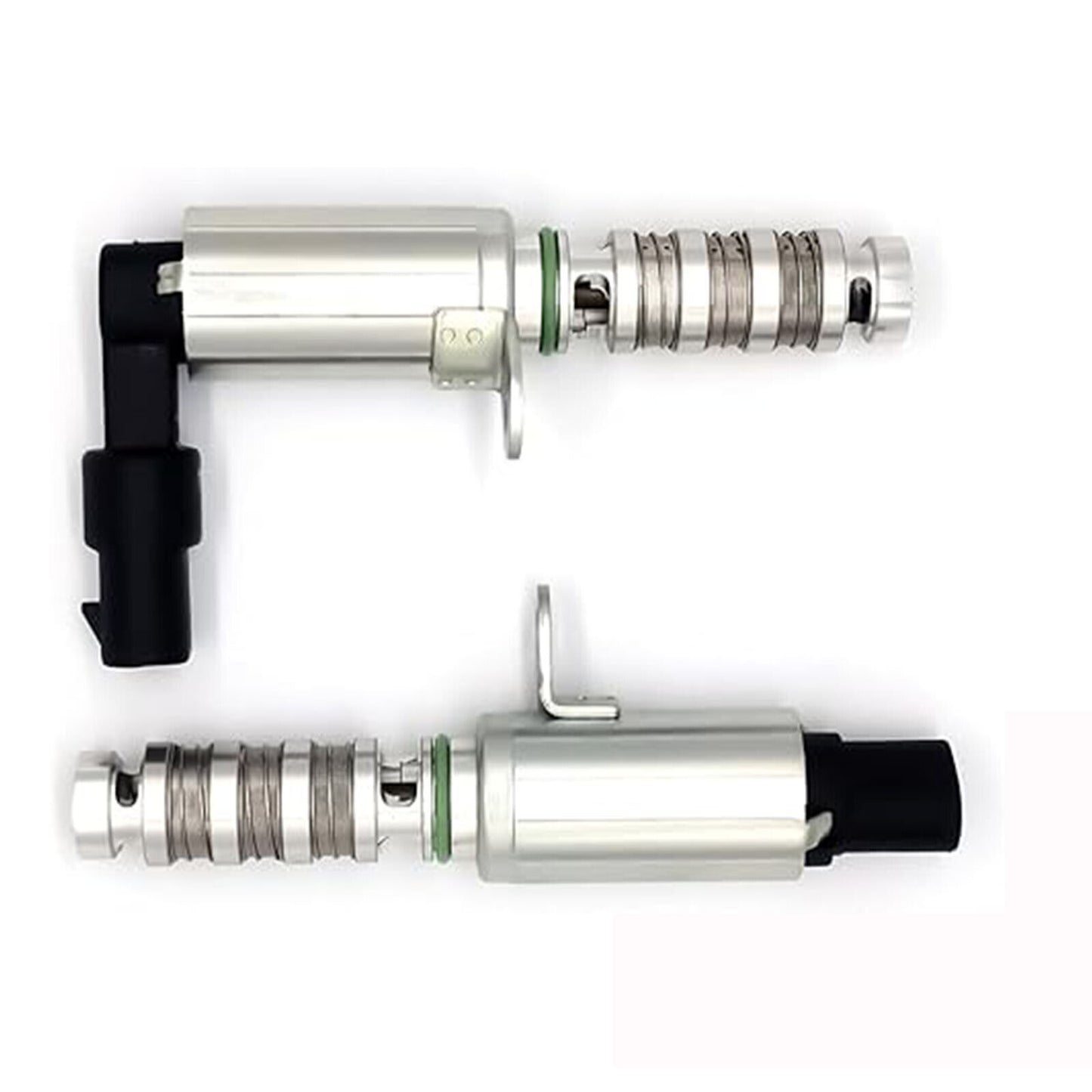 Two solenoid oil control valves suitable for Hyundai for Kia 24375-2E100 and 24355-2E100 VVT models.