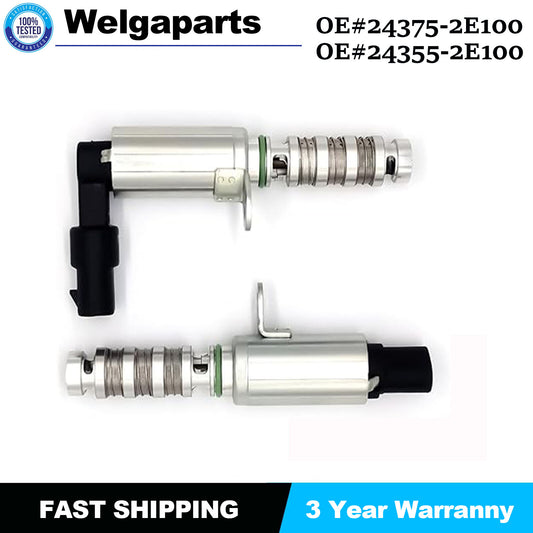 2x 24355-2E100 Fits for Hyundai for KIA VVT Solenoid Oil Control Valve 24375-2E100