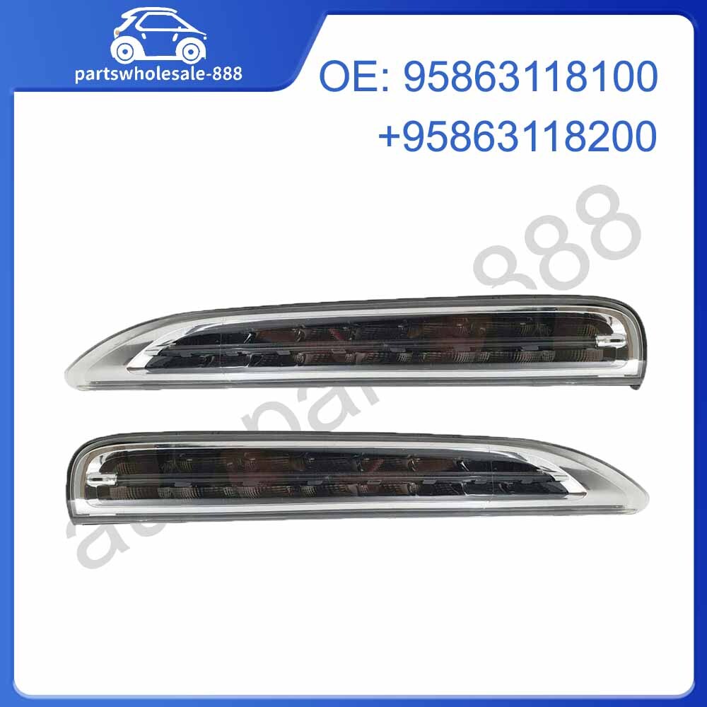 pair of LED daytime running lights (DRLs) on the front bumper, suitable for the for Porsche for Cayenne 2011-14