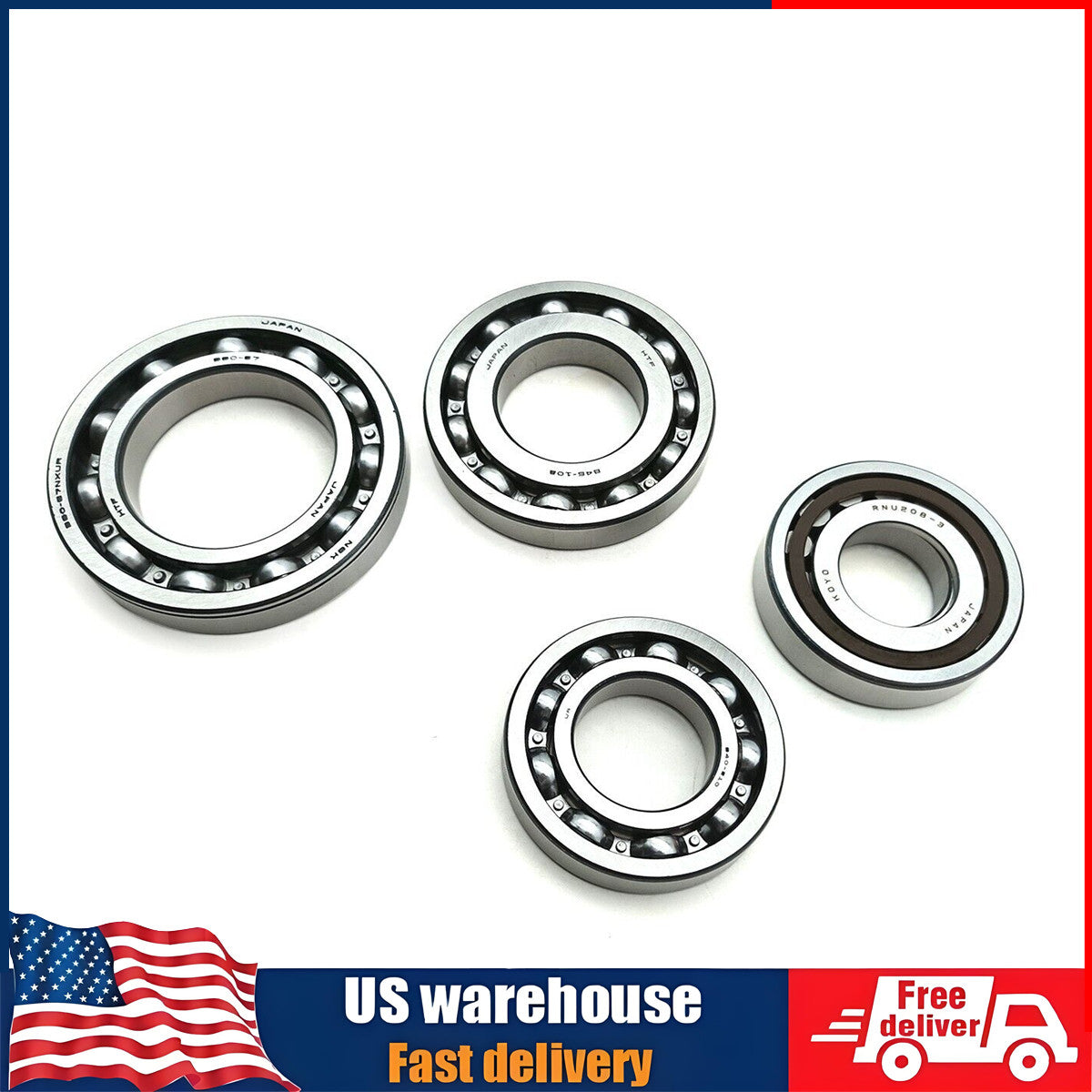 4-piece CVT transmission pulley bearing kit suitable for Nissan for Renault JF011E RE0F10A