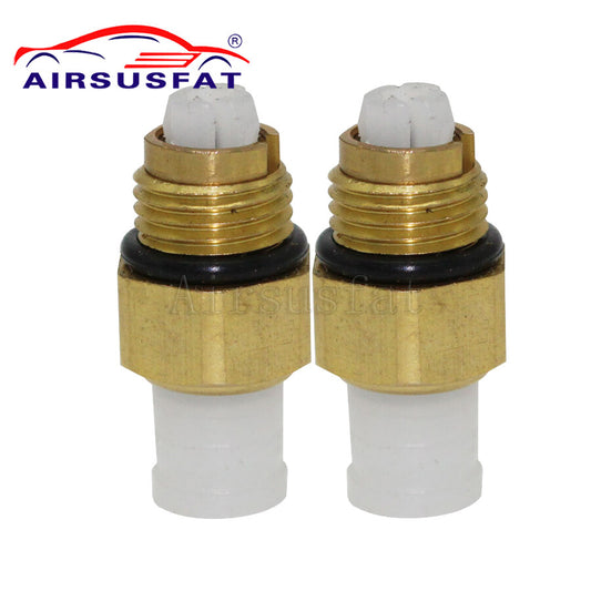 2-Pack Brass Fittings for W220 W221 W164 W211 M8 Air Suspension Valve Connectors