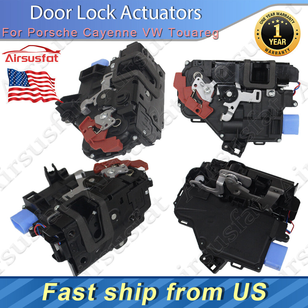 4PCS FrontRear Door Lock Latch Actuators Fit for Porsche for Cayenne for VW Touareg US