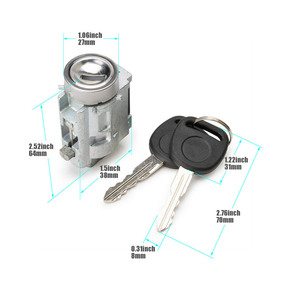 Switch and ignition lock cylinder key 12533953 for Chevrolet Classic for Oldsmobile