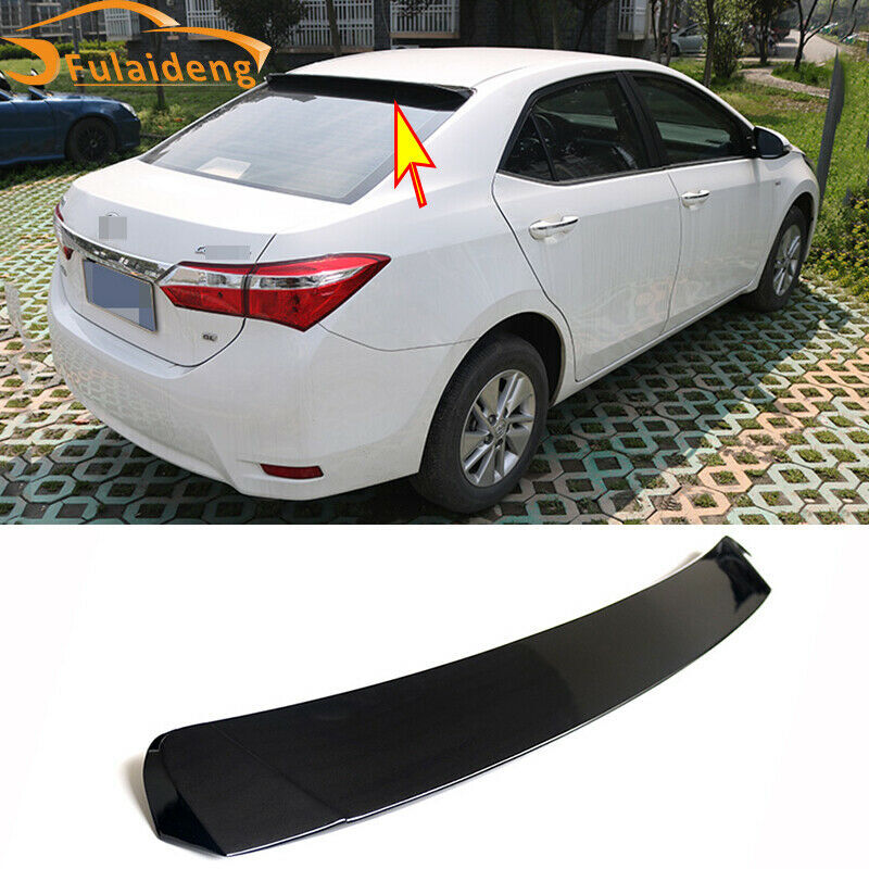 for Toyota for Corolla 2014-18 Black Roof Window Visor Spoiler Wing Fuel Efficiency