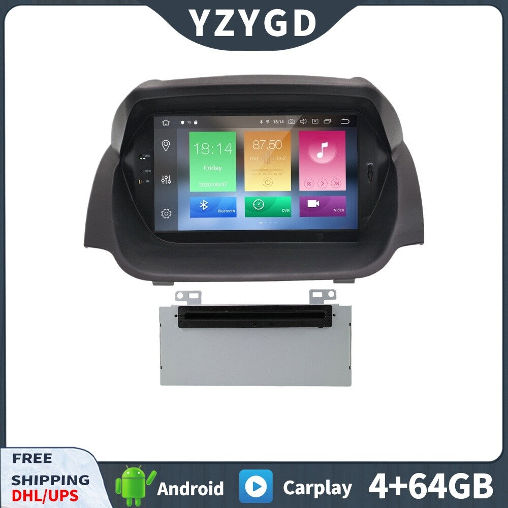 for Ford Fiesta 2009-2016 Android Car Radio Stereo Screen GPS Navigation Carplay