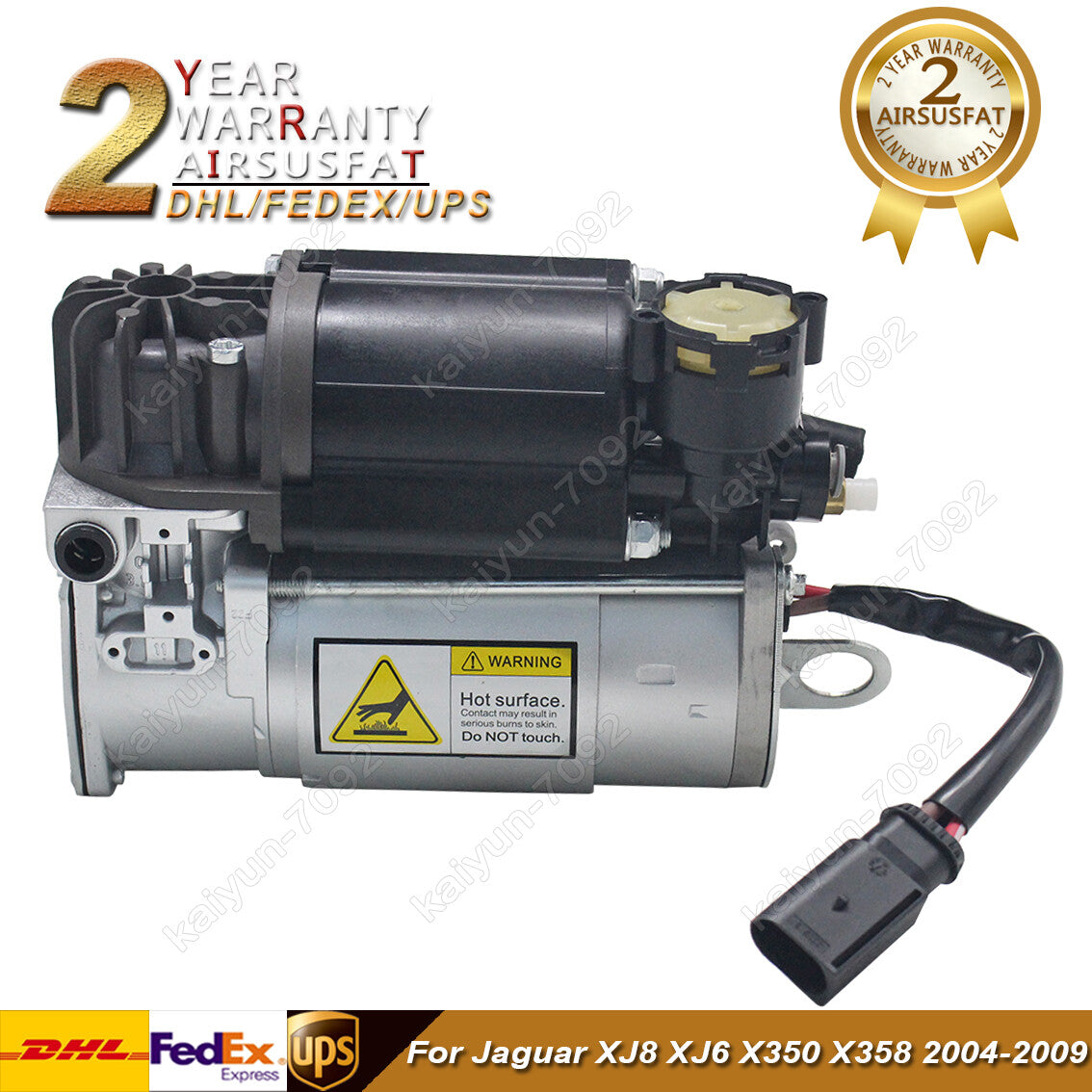 for Jaguar XJ XJ8 X350 X358 Air Suspension Compressor Pump Air Ride C2C27702 New