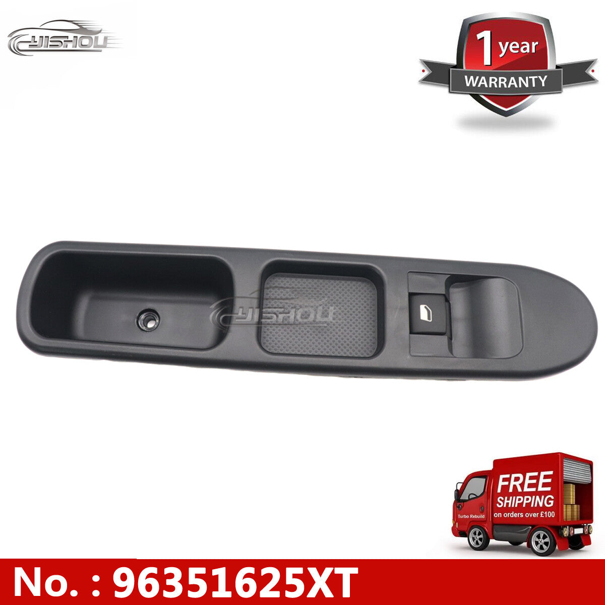 New front passenger side power window switch 96351625XT for Peugeot 307