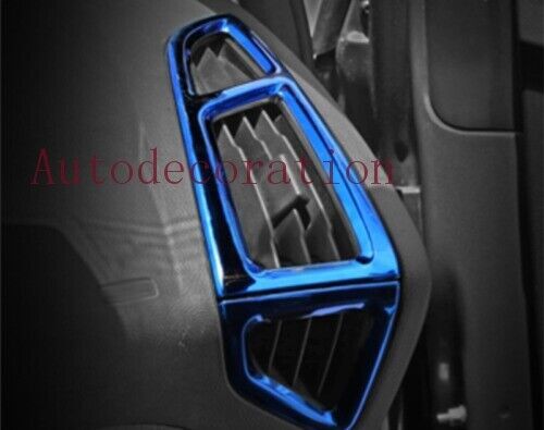 LR AC Air Outlet Vent Cover Trim for Ford Focus ST RS 2012-2018 Blue Titanium