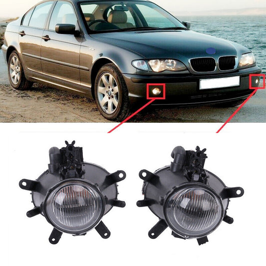 1 Pair Fog Light Driving Lamp for BMW 3-Series E46 Sedan 4-Door 63176911007 BE