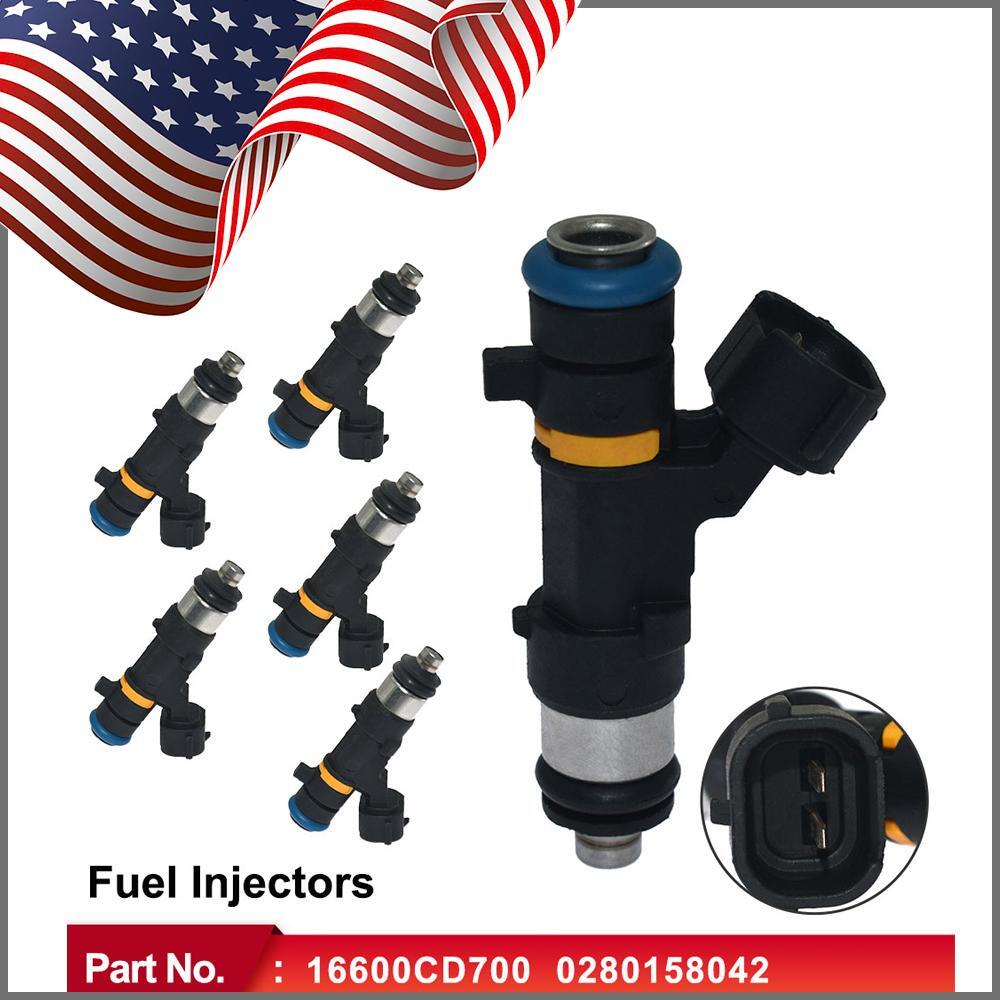 6x Fuel Injector for Infiniti FX35 2005-2008 G35 M35 for Nissan Murano 350Z V6 3.5L