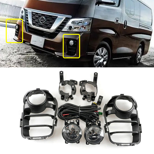 Fog Lamp Assembly Fog Lamp Light Lamps Kit Set for Nissan NV350 Uran 2018-2020