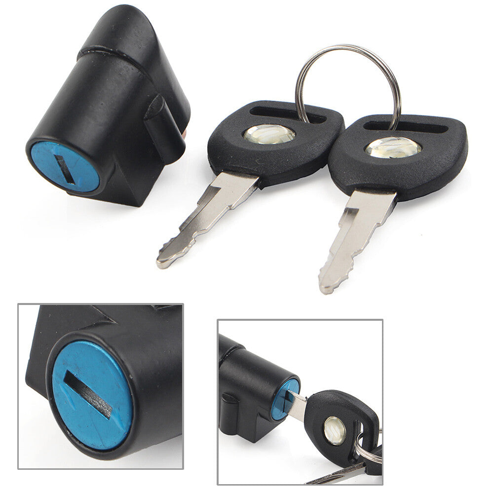 Stainless Steel Motorcycle Steering Lock Keys 2 Position Switch Fit for Suzuki GN125
